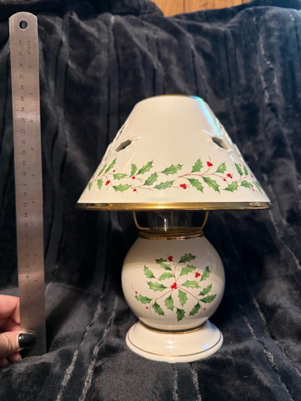 Lenox holiday candle lamp - Picture 2 of 9